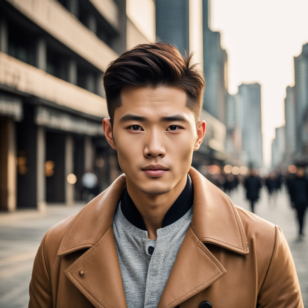 A handsome Asian man