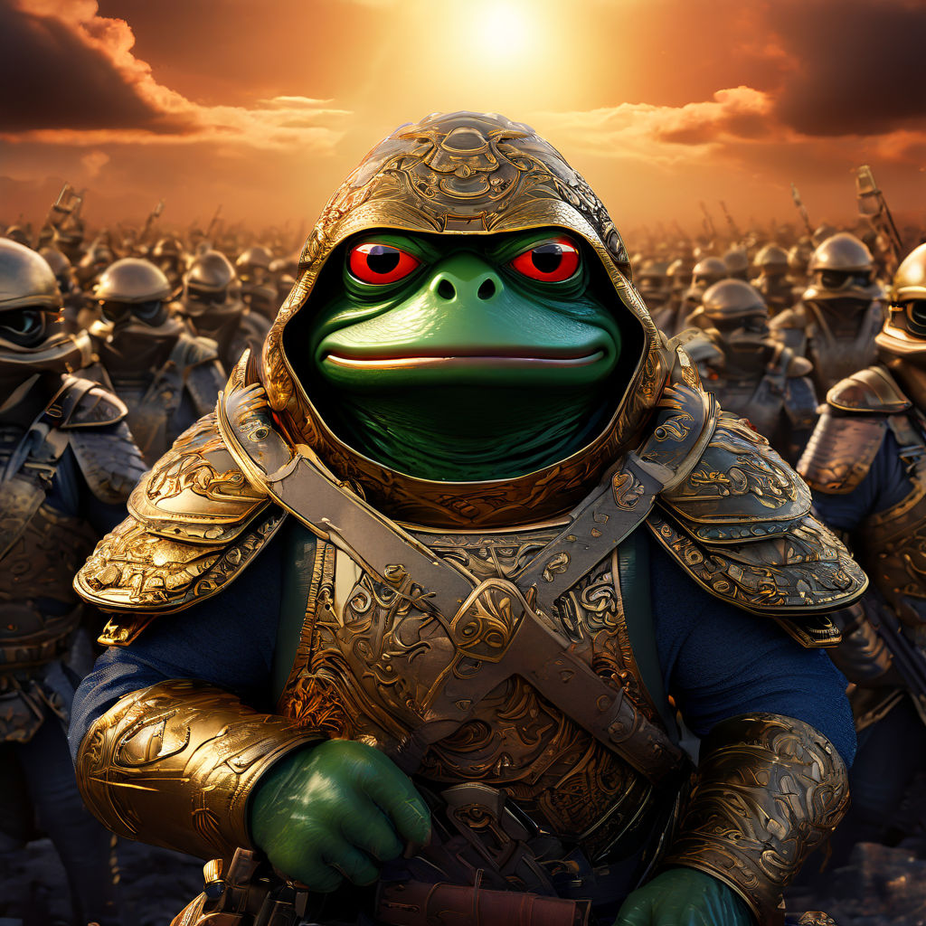 Army of warrior pepe invading earth by Aaron O'Brien - Playground