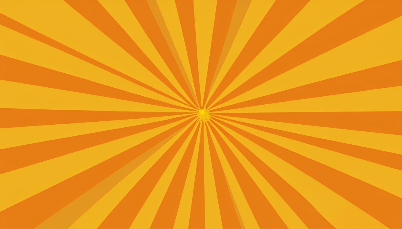 Vibrant Radial Sunburst Pattern Digital Background Design