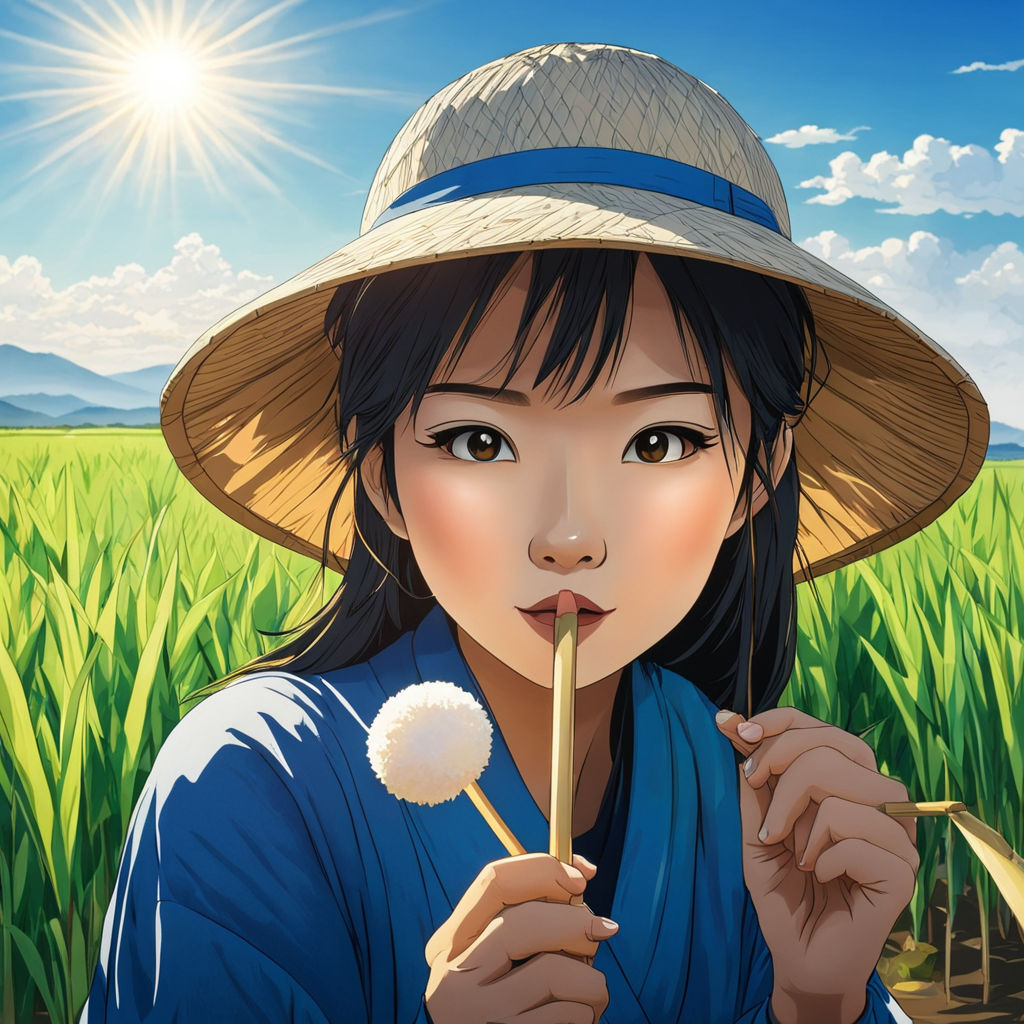 a-japanese-female-farmer-in-a-rice-farmland-eating-a-small-d-by-m1to