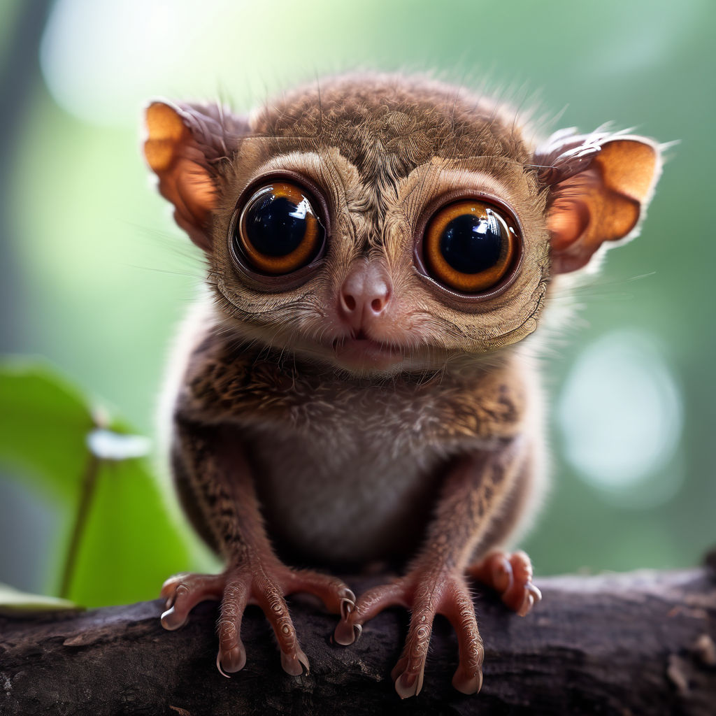 Tarsier in a human body and look like very sweet by Baran Tapan ...