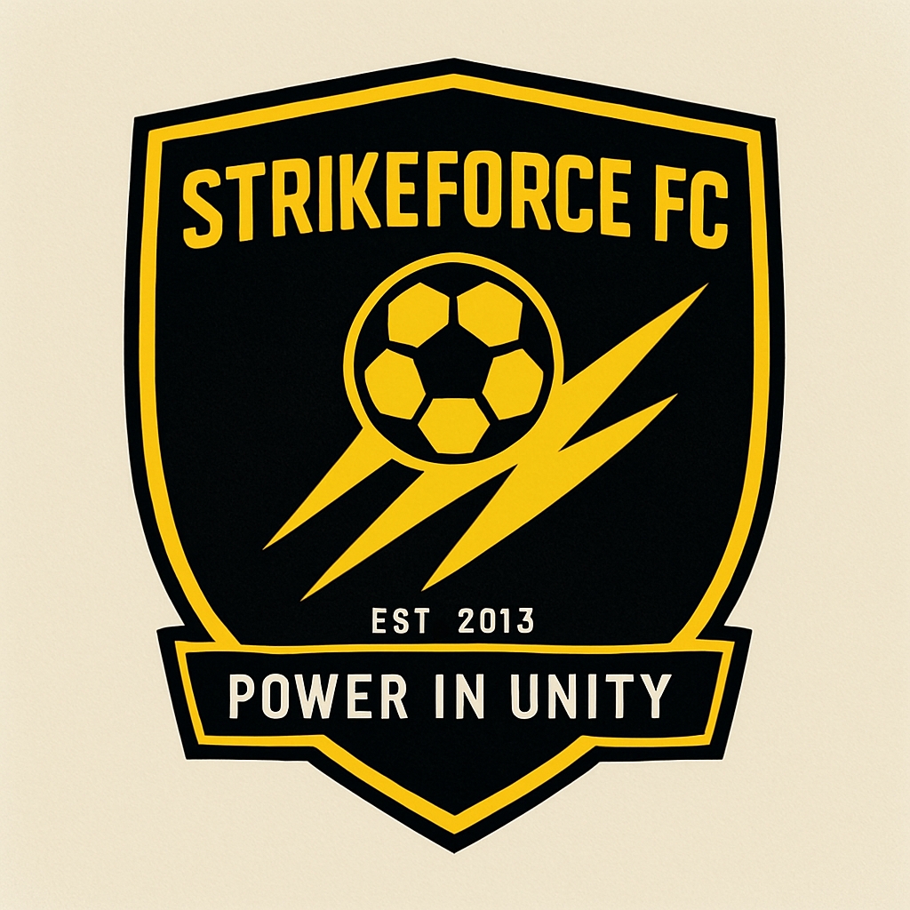 Bold Strikeforce FC Emblem Design with Dynamic Elements Logo