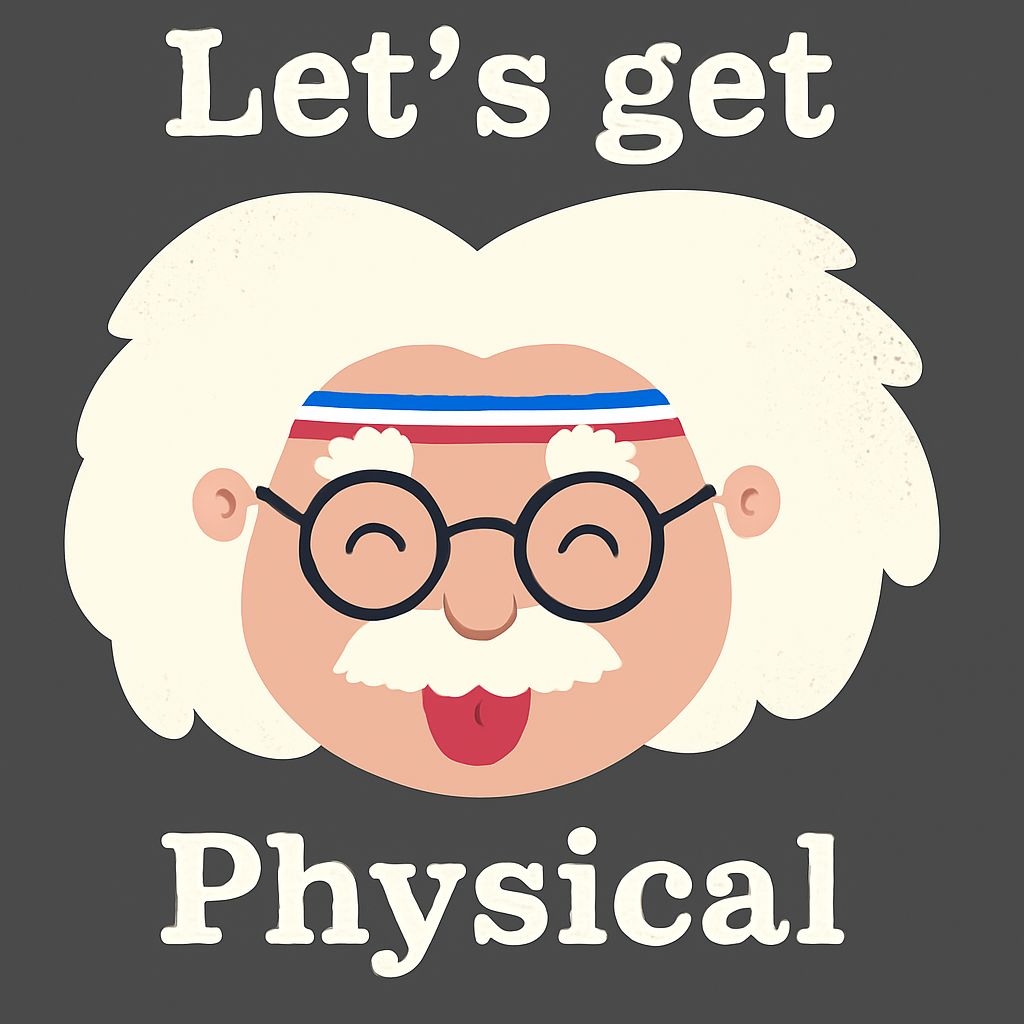 Playful Cartoon Older Man with Glasses and Headband T-Shirt