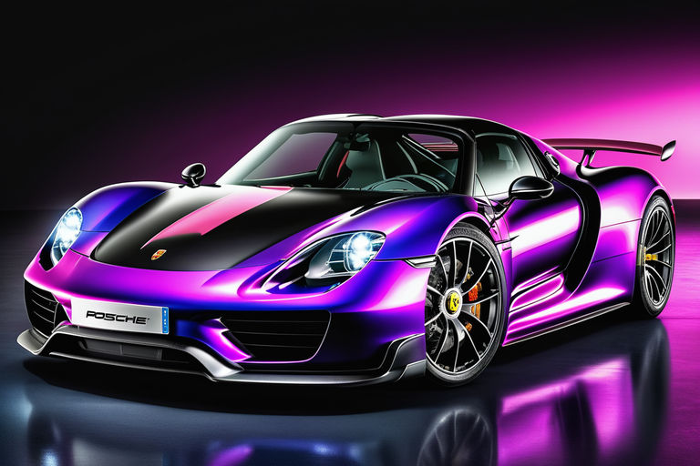 Create a realistic photo of the next generation of Porsche 9... by ...