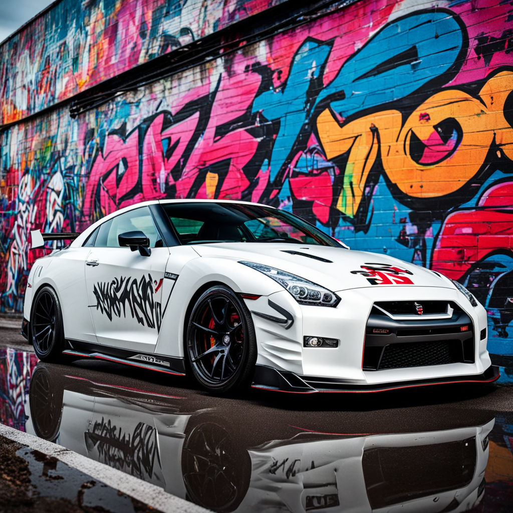 White Nissan GT-R Nismo featuring a wide Pandem body kit by Cristhian ...