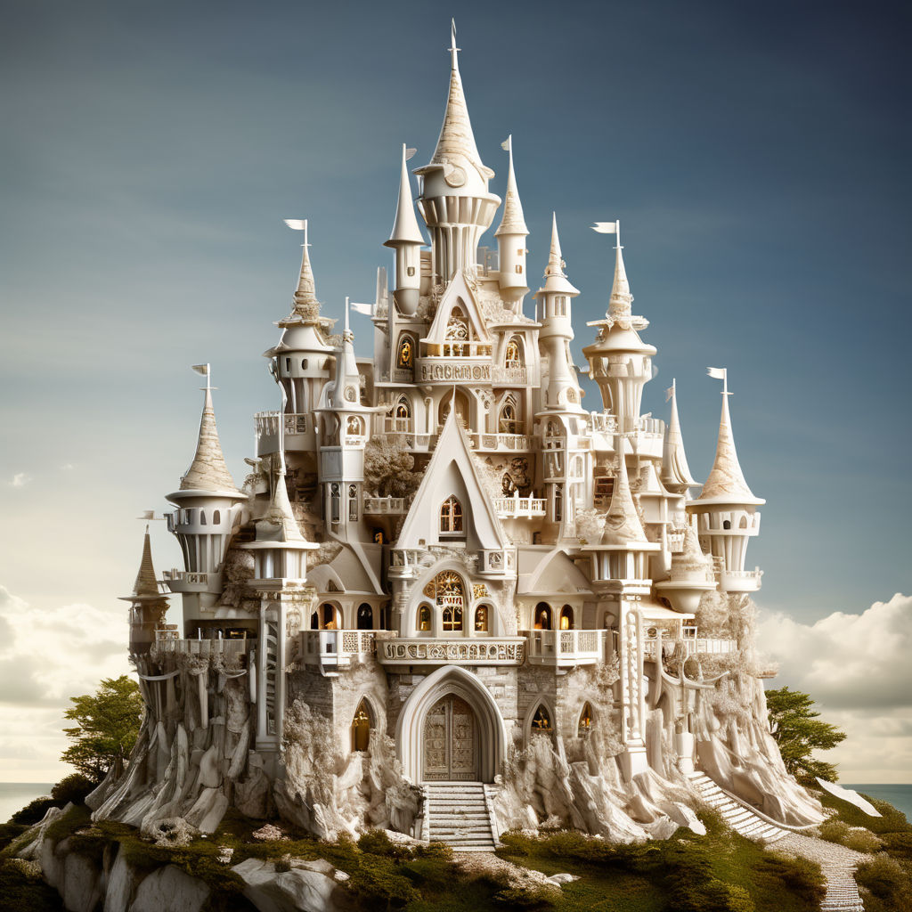 Tooth fairy castle made of teeth very pretty not scary by Erika Allen ...