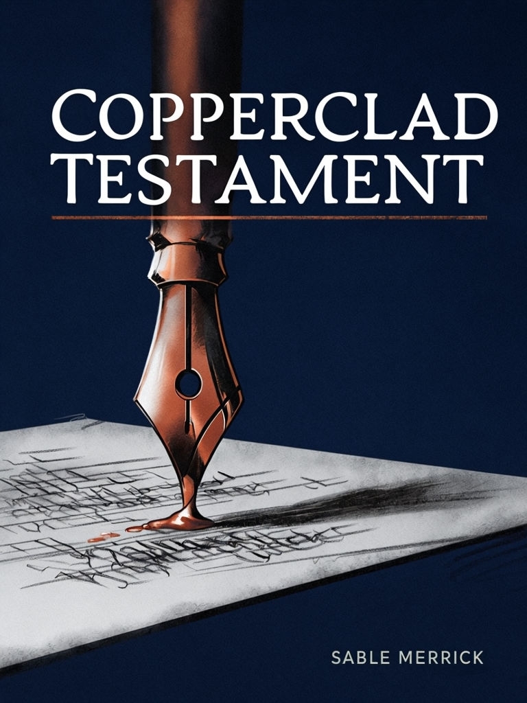 Minimalist Copperclad Testament Legal Thriller EBook Cover