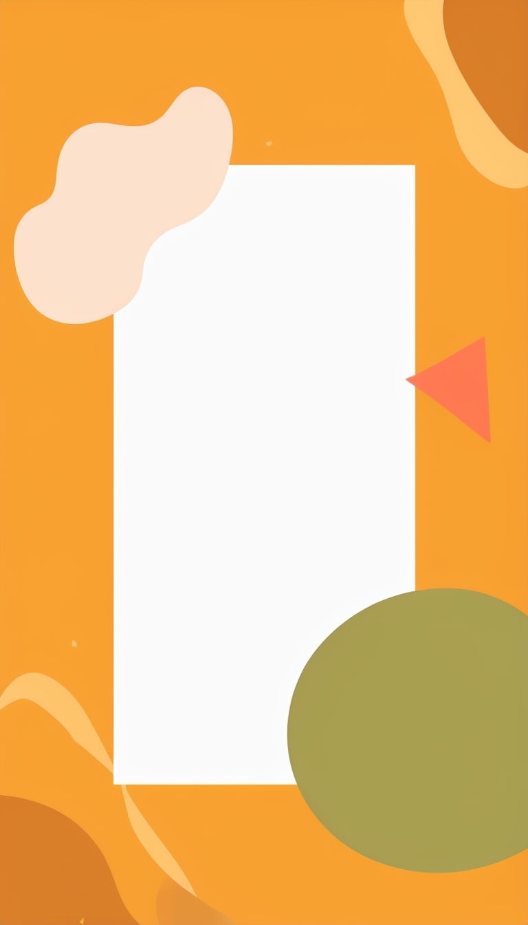 Modern Abstract Warm Orange Social Media Post Template