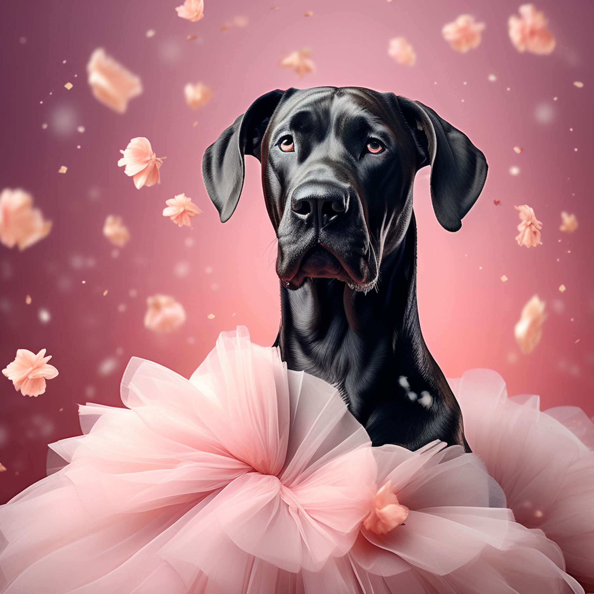 Snoop Dogg in a graceful ballet pose wearing a tutu