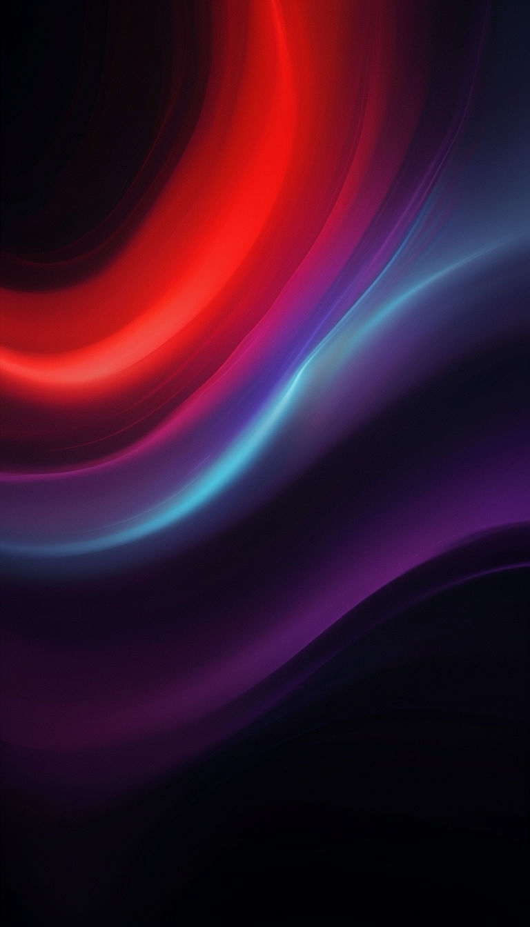 Vibrant Abstract Color Flow with Light Trails Design Mobile Wallpaper