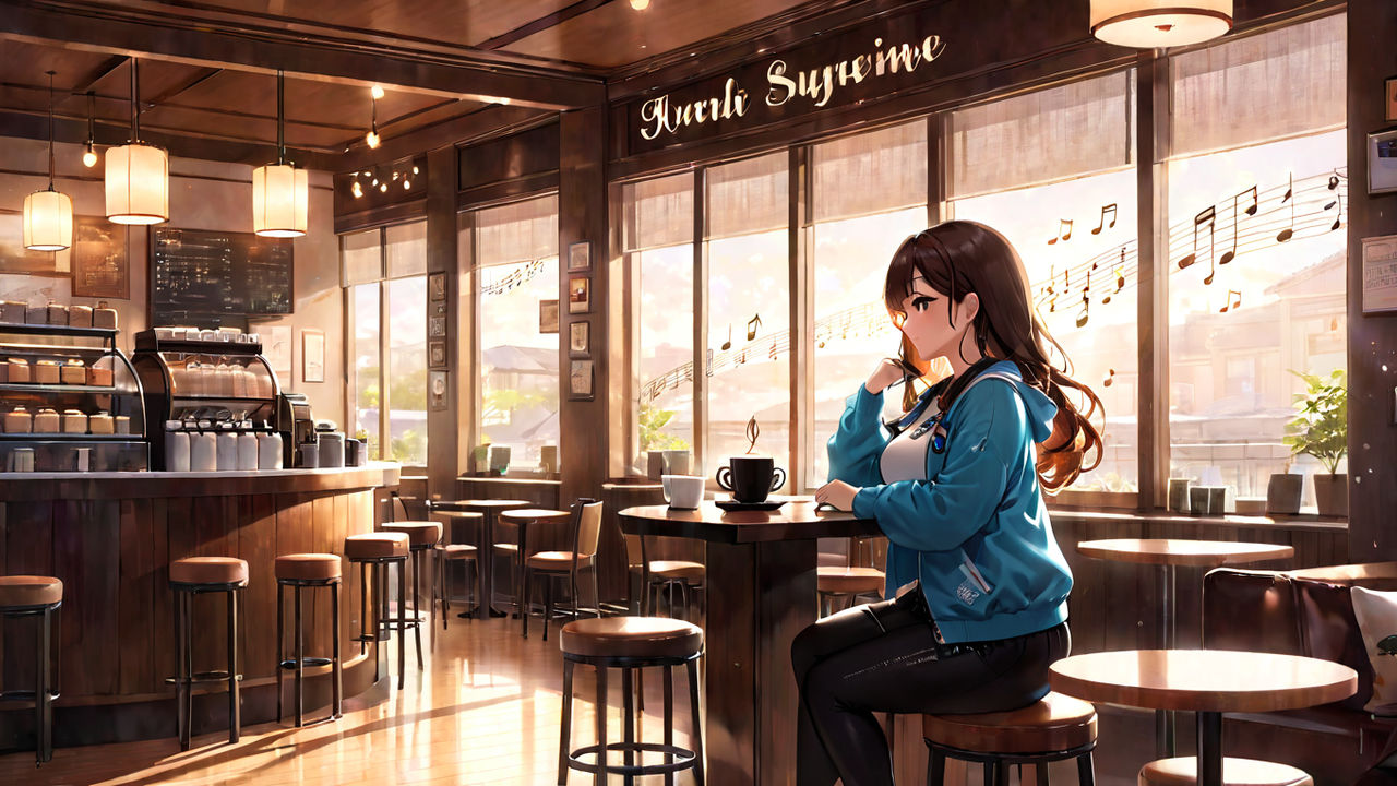 anime cafe room