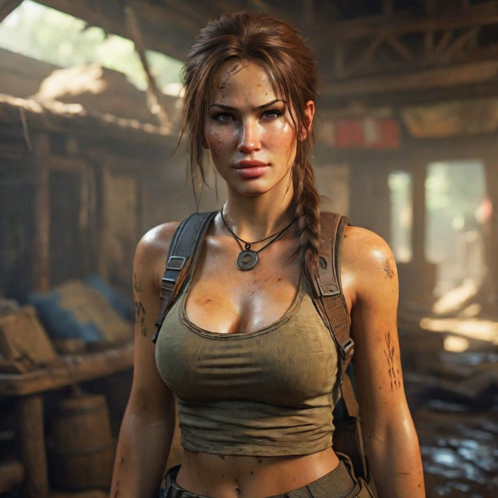 lara croft big tits