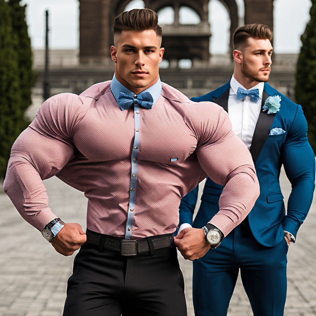 20 year old colossal built bodybuilder wearing a hyper tight... by ...