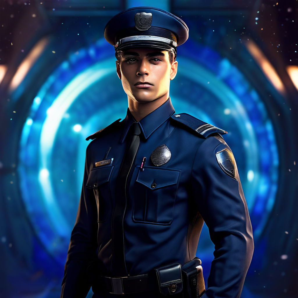 A complete uniform of a galaxy inspired of a security guard. by Bvea ...