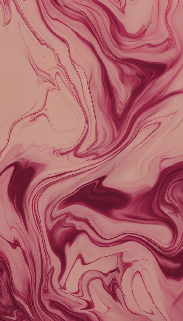 Dynamic Deep Pink Swirling Abstract Design Mobile Wallpaper