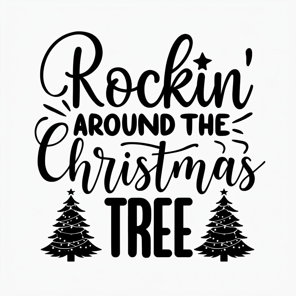 Rockin Around The Christmas Tree Festive T-Shirt