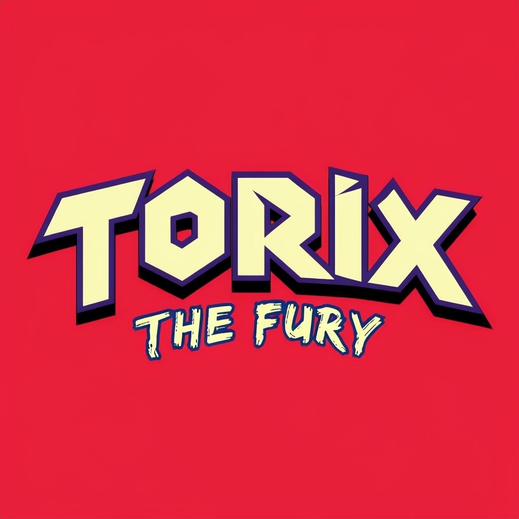 Dynamic Comic Book Style TORIX Logo Design