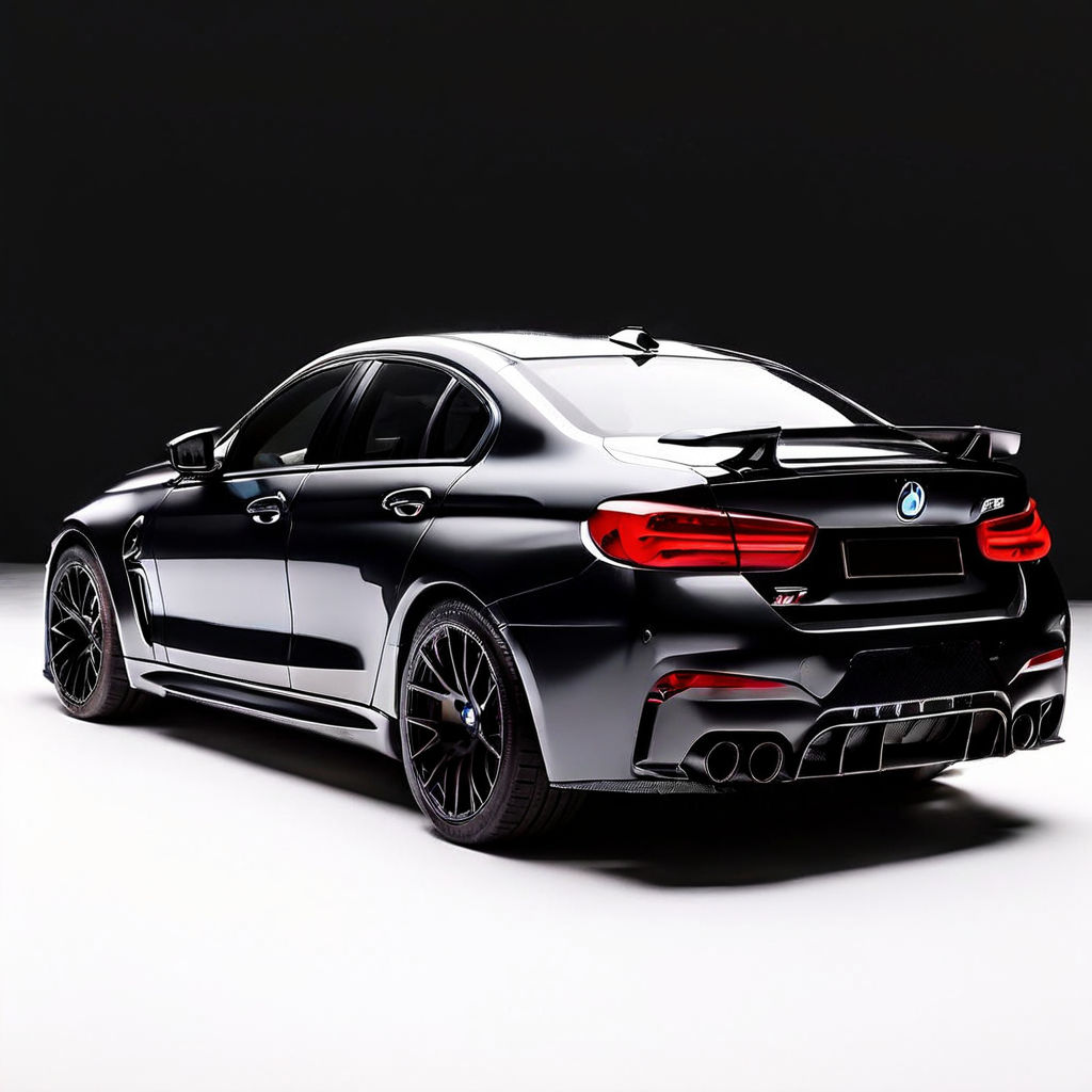 Bmw M3 competiton noire realiste arriere plan by noa mebarek - Playground