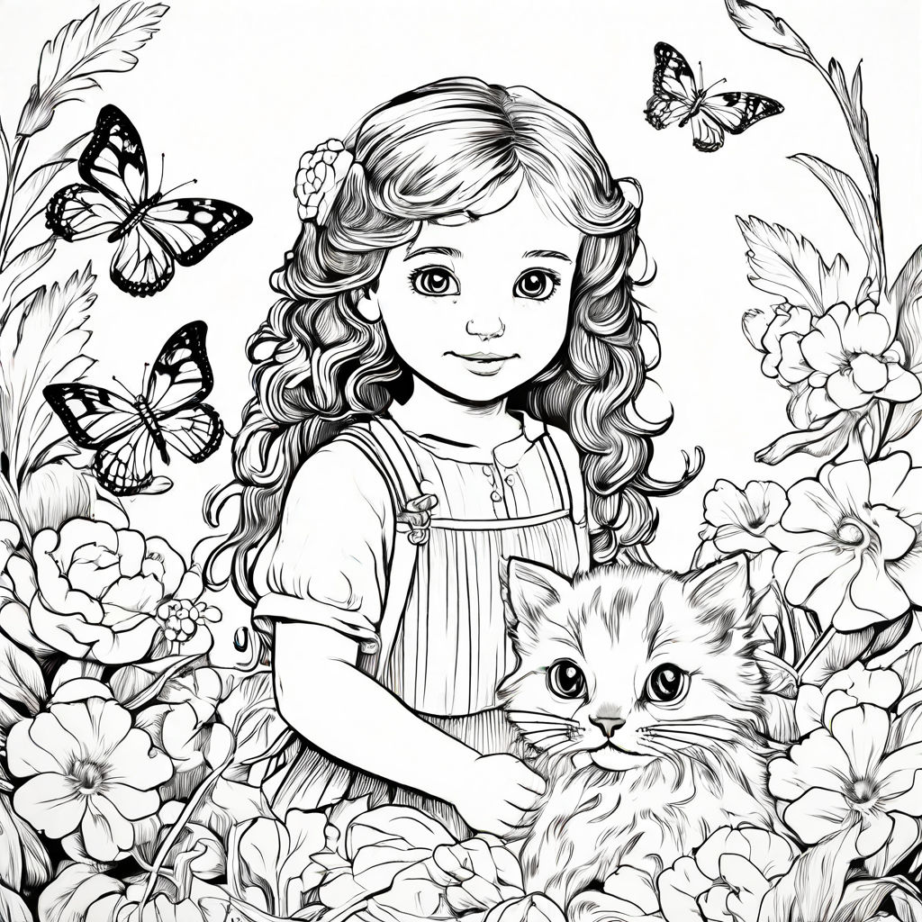 Black and white coloring book page by Мария Маркелова - Playground