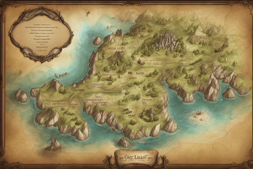 Awesome professional fantasy map - Defa9c4324354a78bce9b10627492abd 