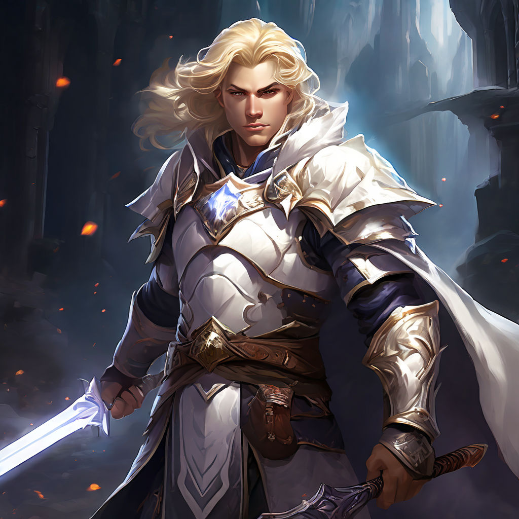 Dungeons and dragons powerful male npc sage by Brian Done Playground