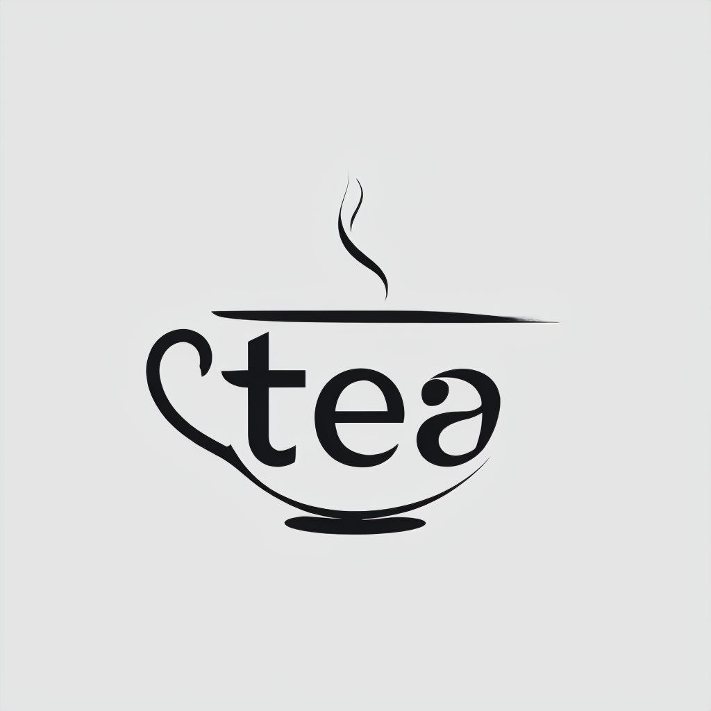 Elegant Minimalist Tea Cup Logo Design for Branding