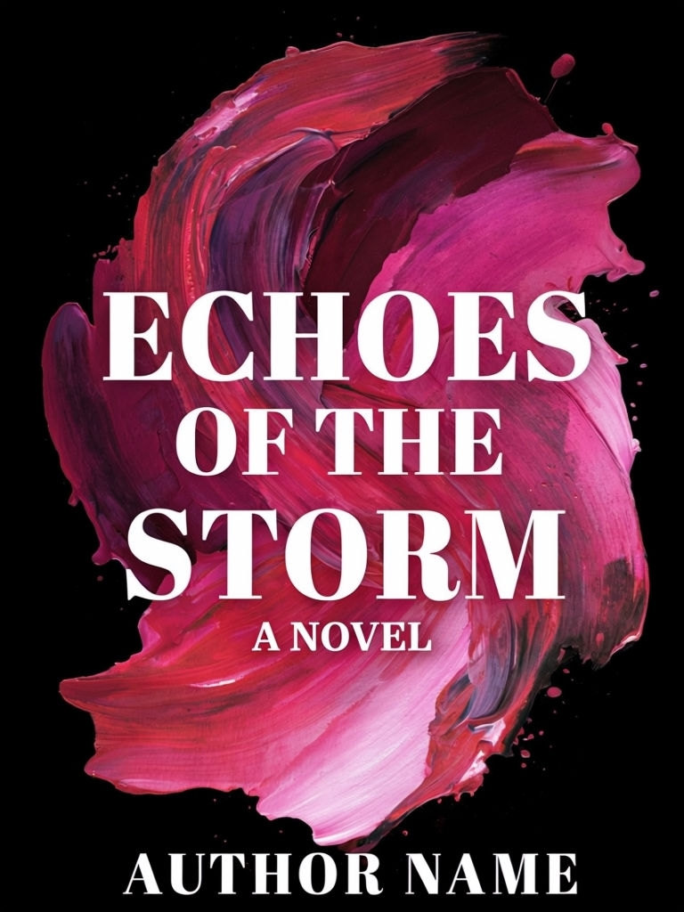 Echoes of the Storm Dramatic Abstract EBook Cover Design