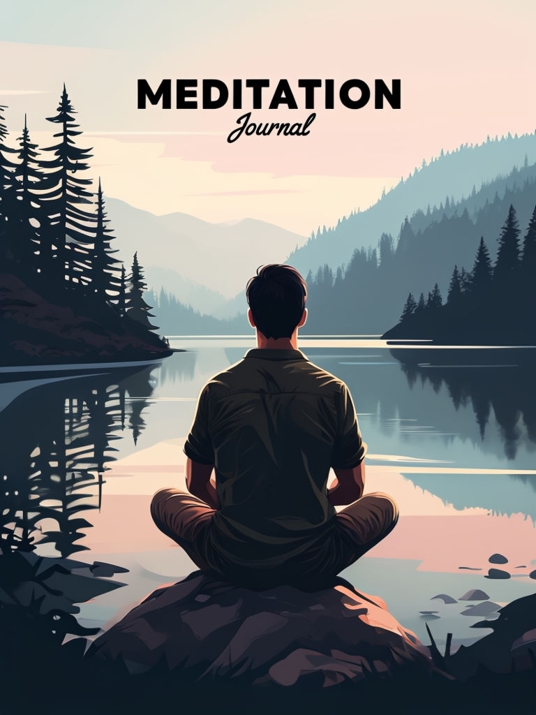 Serene Sunset Meditation Landscape EBook Cover