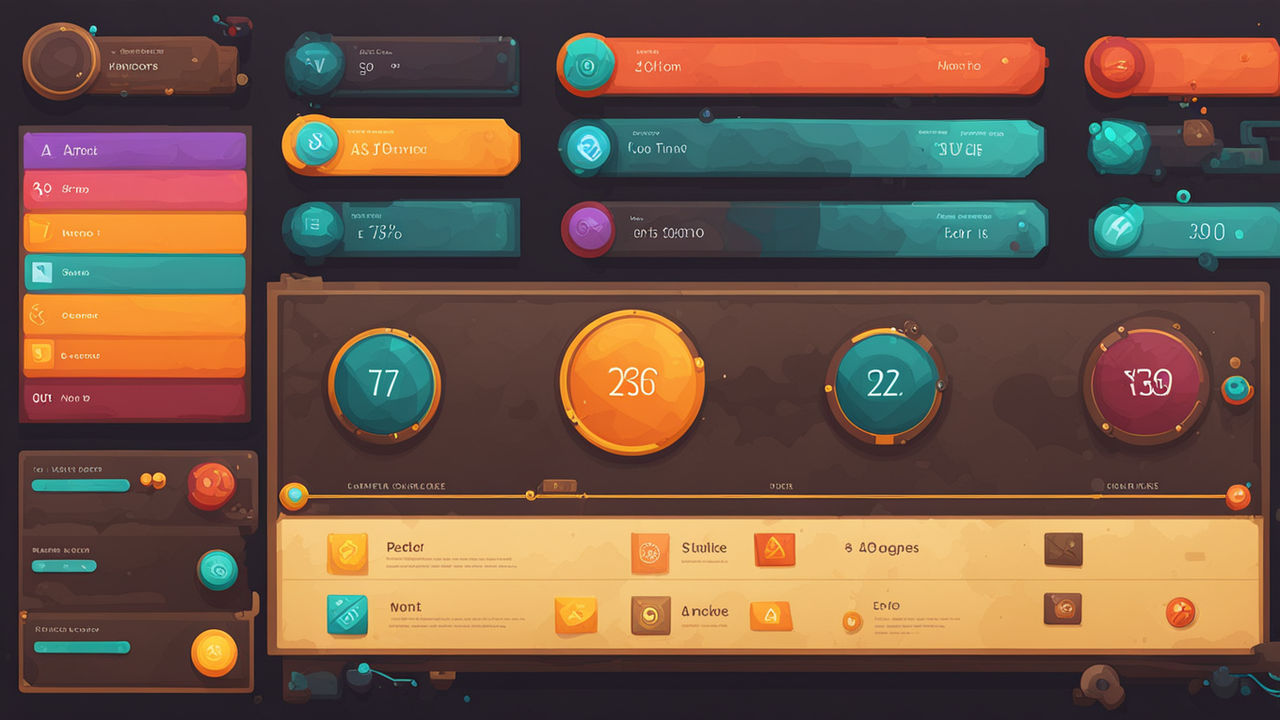 A game interface ux design by Sandrine - Playground