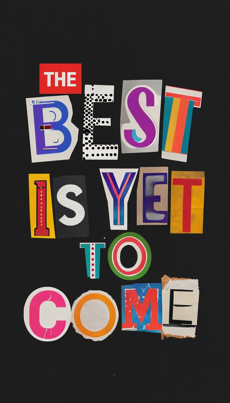 Dynamic Typography 'The Best Is Yet to Come' T-Shirt