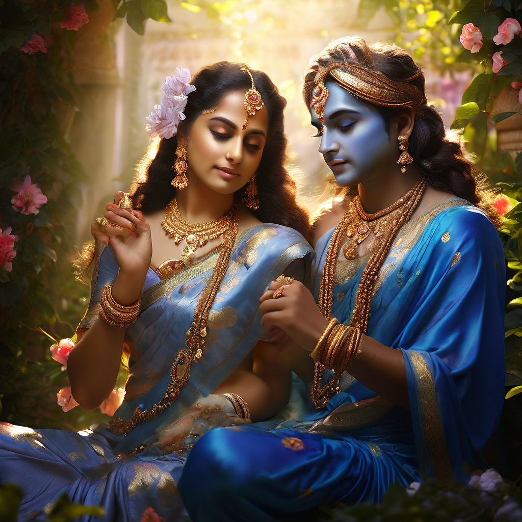 Radha Krishna nude