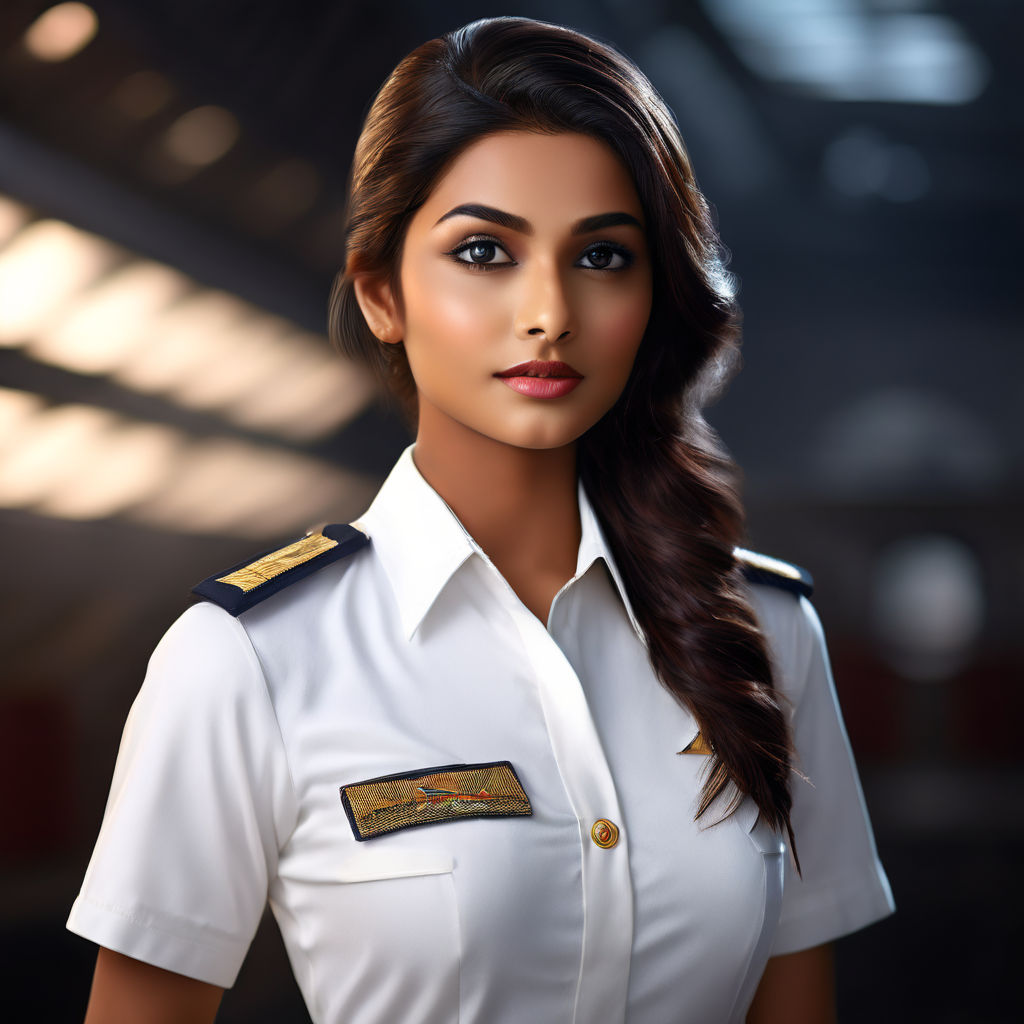 A girl name simran want to become an air hostess