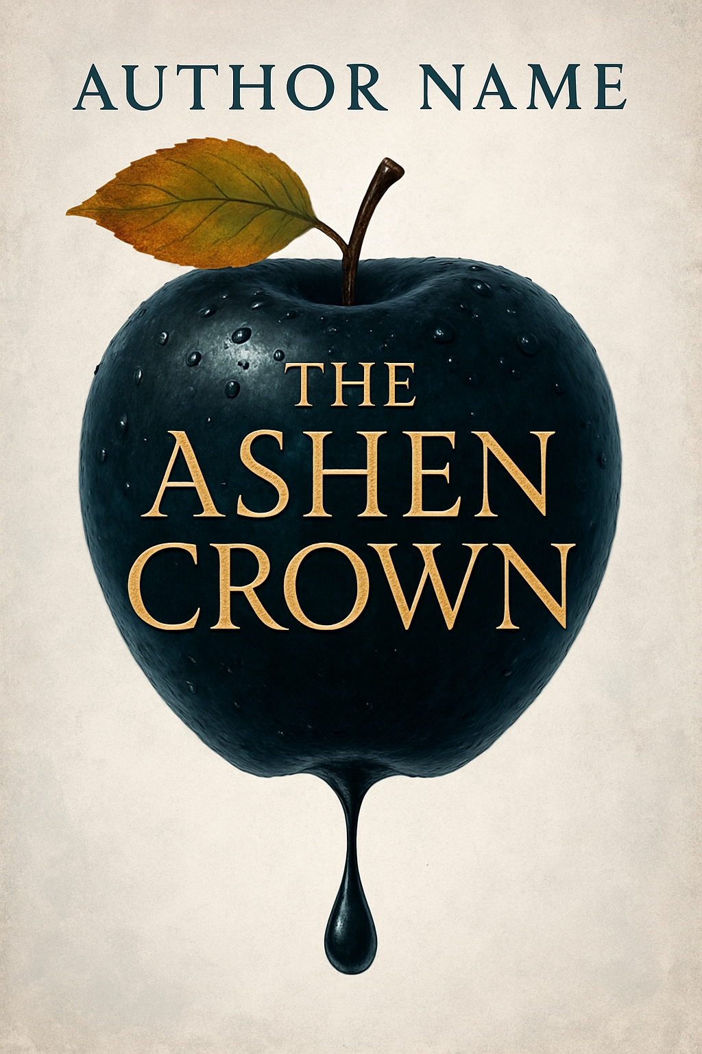 Mysterious Dark Apple Fantasy Novel Cover Design for EBook Cover