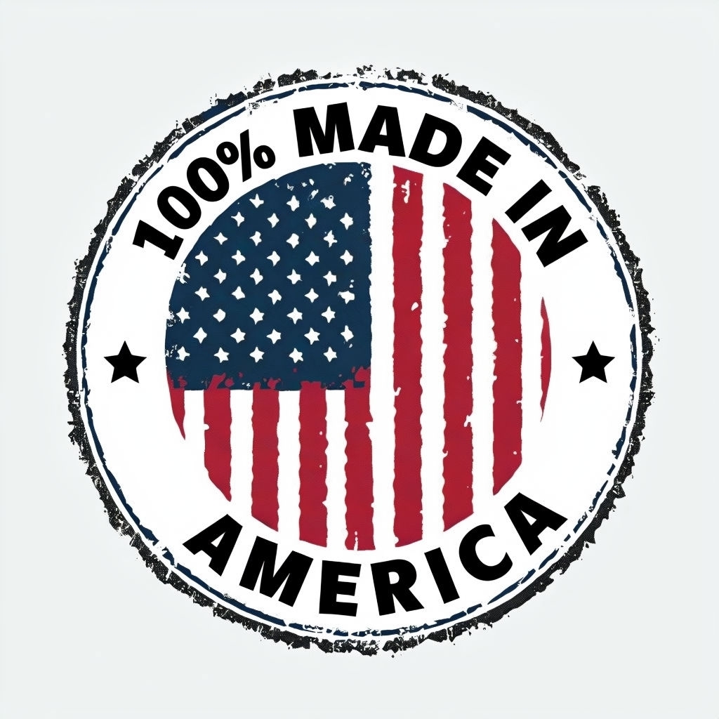 Distressed American Flag Patriotic Stamp Design T-Shirt