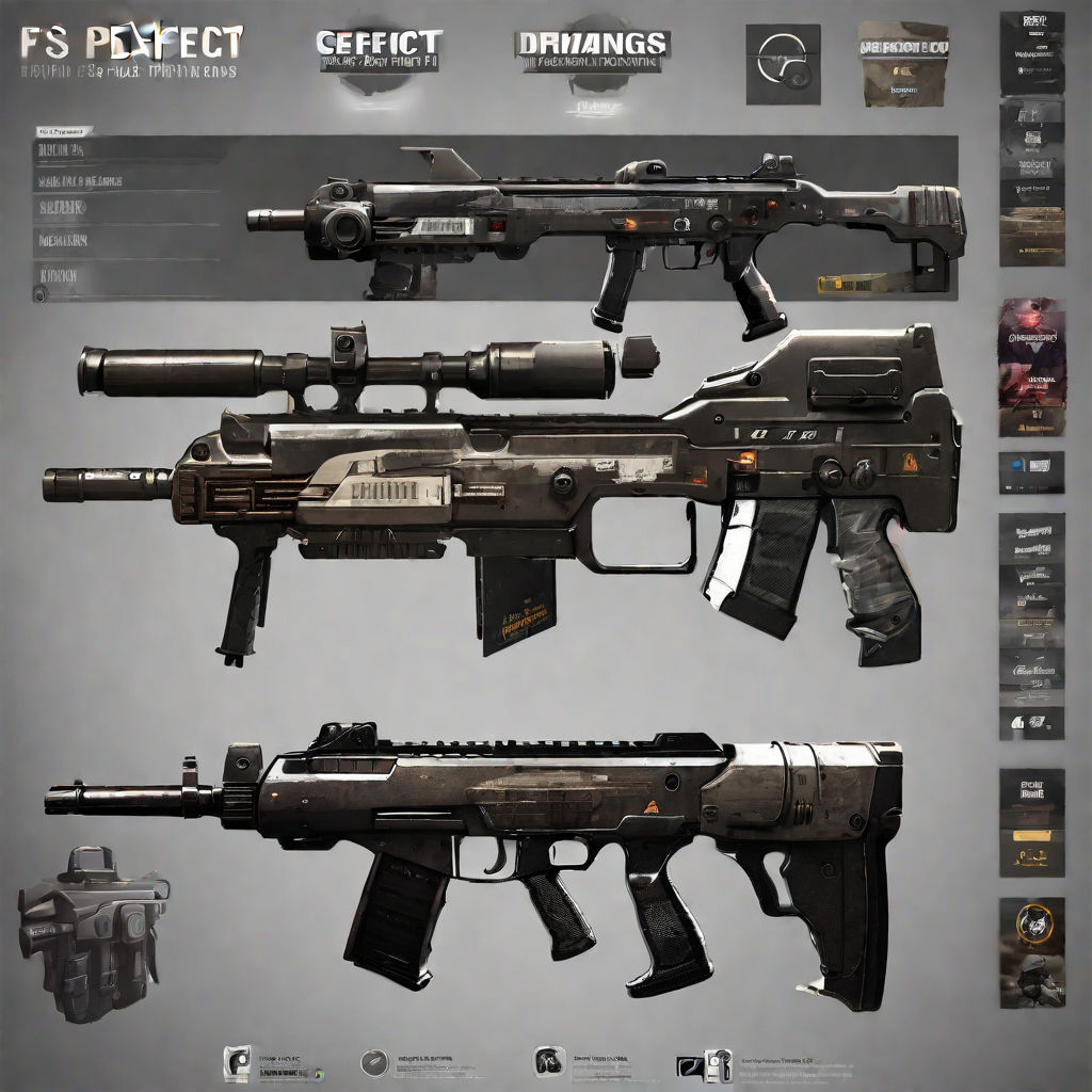 Perfect designs to be used in fps game menu design by Burak Çamcı ...