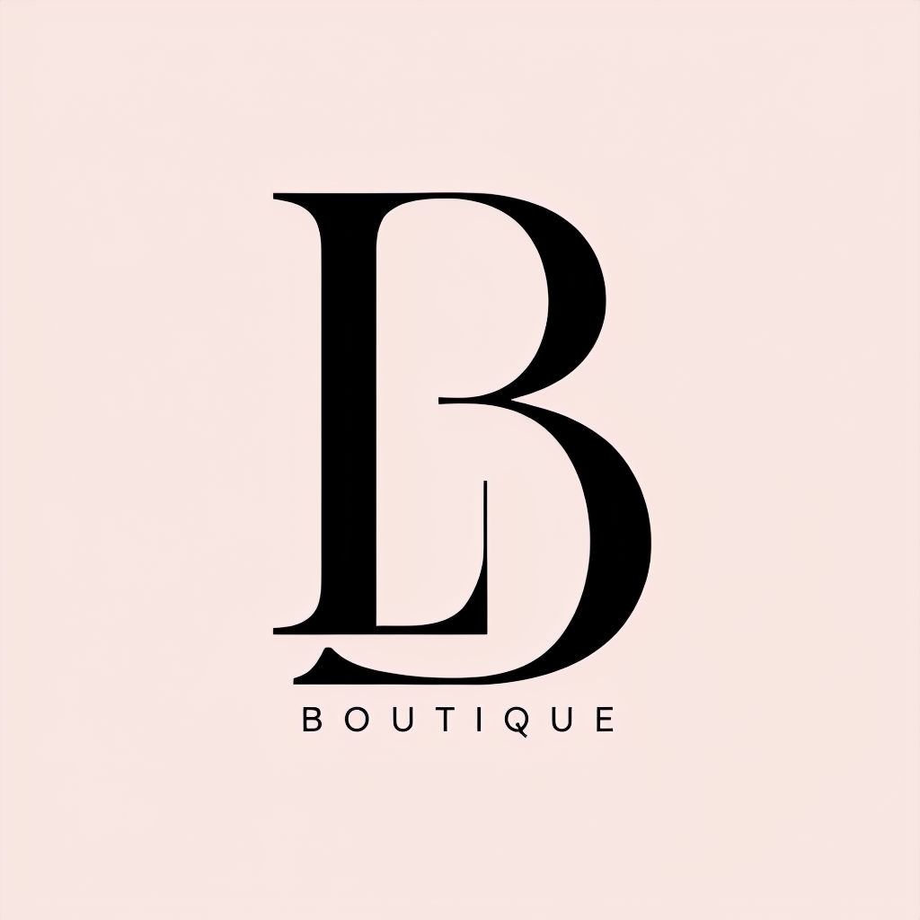 Elegant Intertwined LB Minimalist Boutique Logo Design