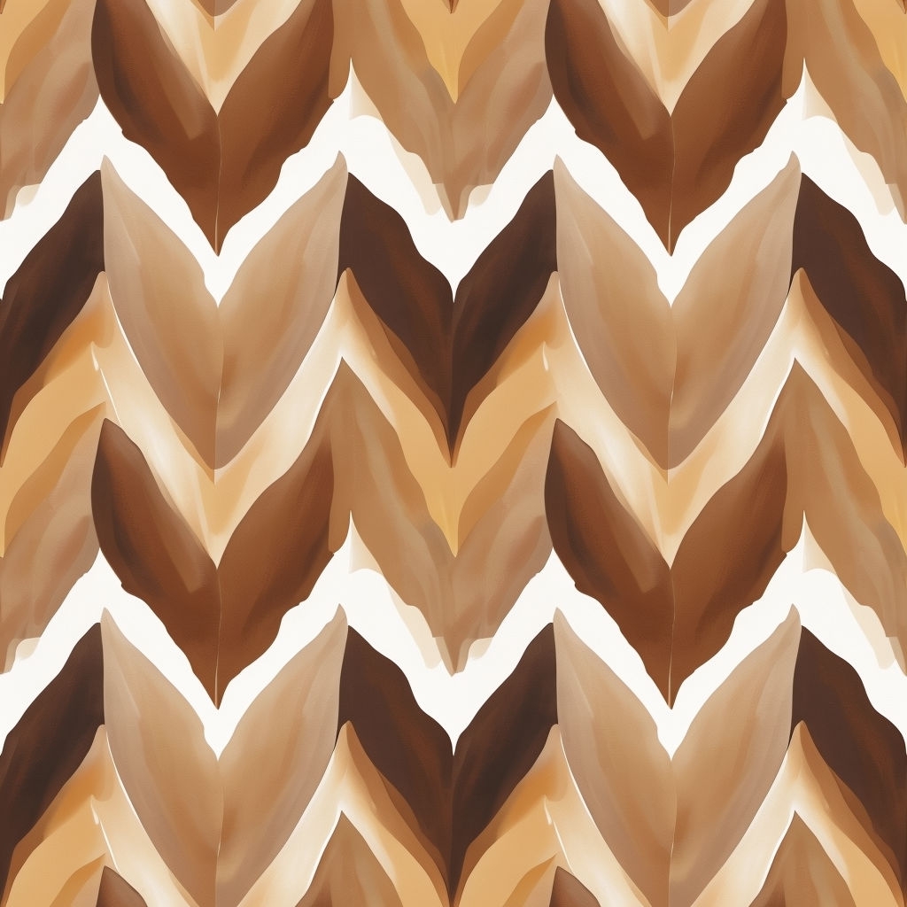 Modern Chevron Seamless Pattern in Warm Earthy Tones