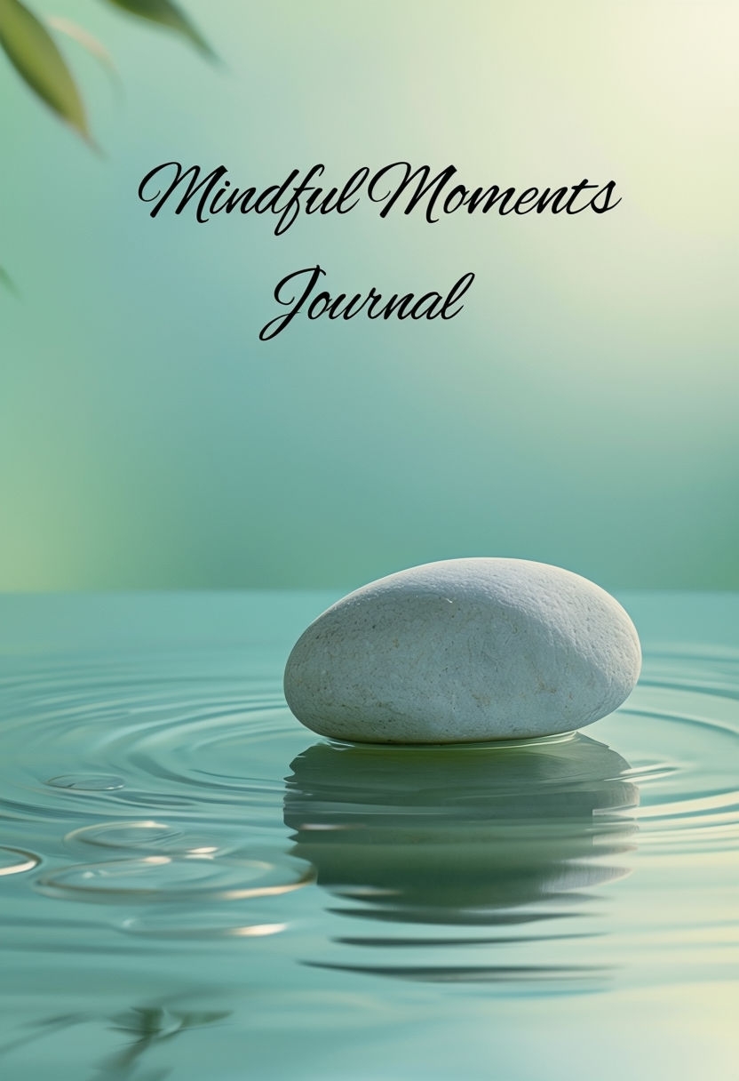 Mindful Moments Journal Serene Minimalist Photograph EBook Cover