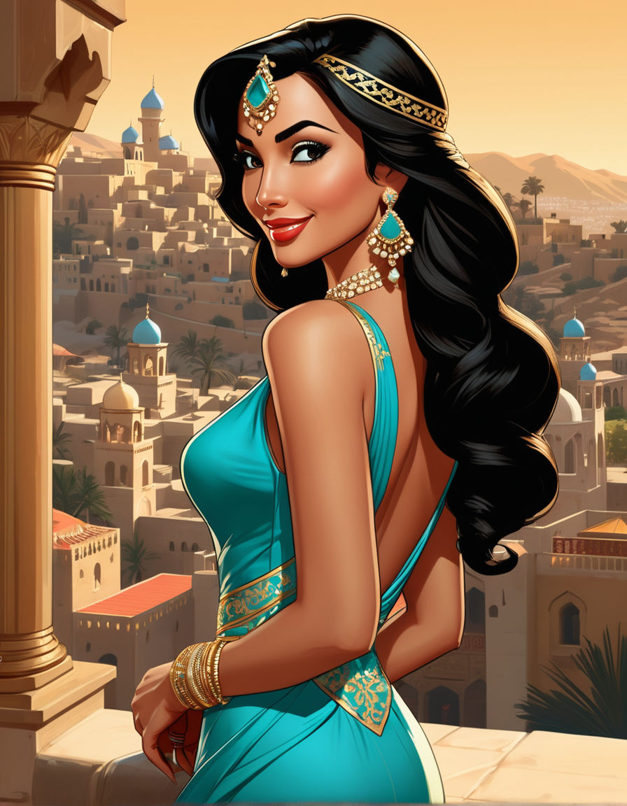 princess jasmine from aladdin (1992) by disney