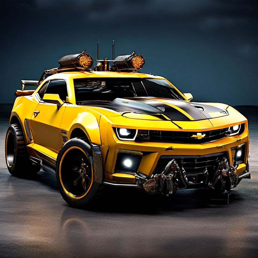 Bumble bee the robot Camaro in robot mode by Dandre Lawrence - Playground