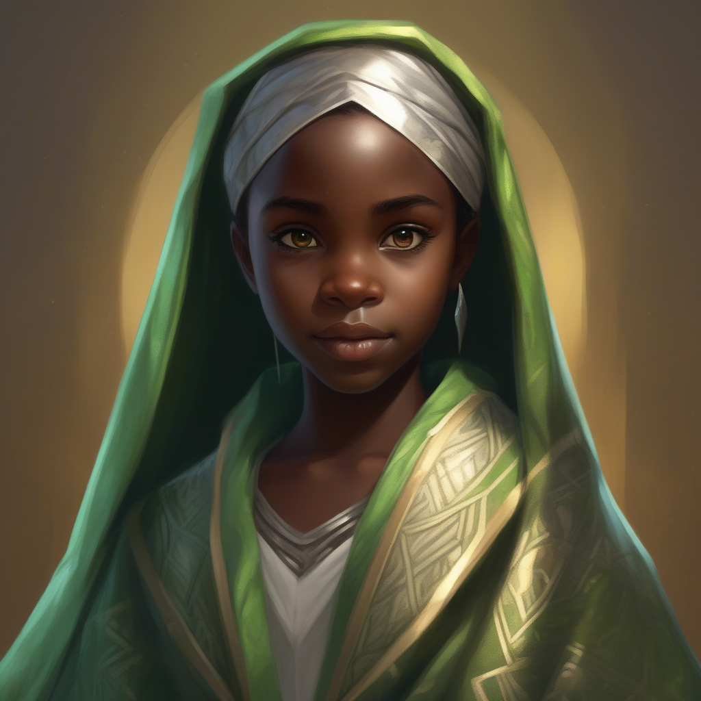 An African Girl With Dark Skin By Kewan Kennedy Playground