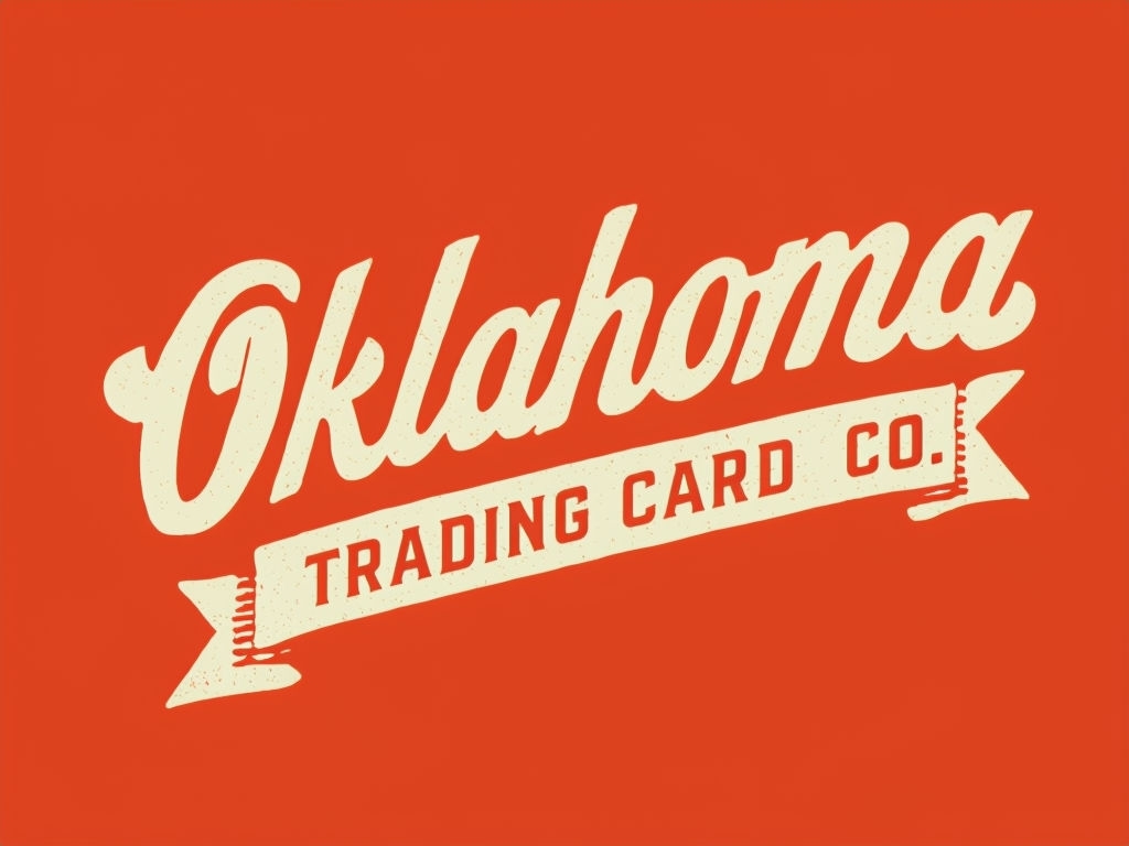 Vintage Oklahoma Trading Card Co. Logo T-Shirt