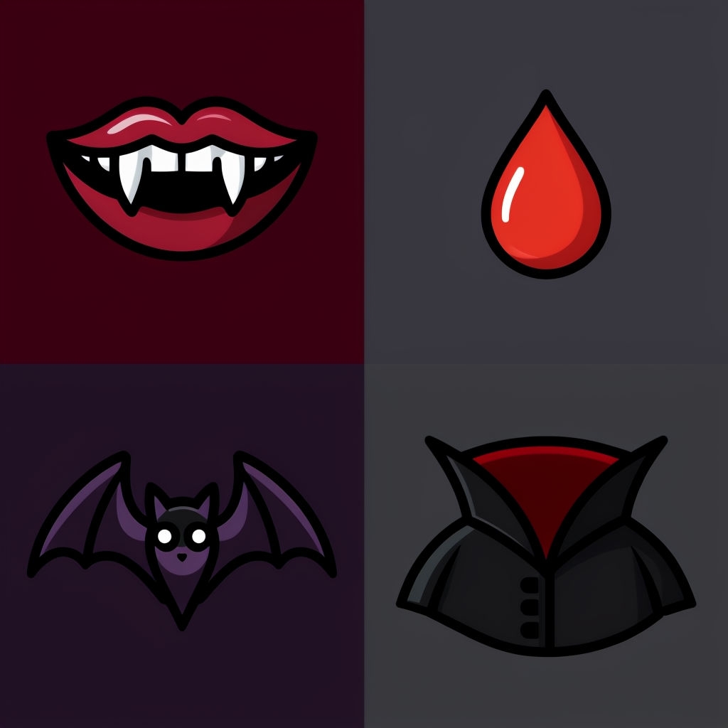 Charming Eerie Dracula Themed Seamless Pattern Design