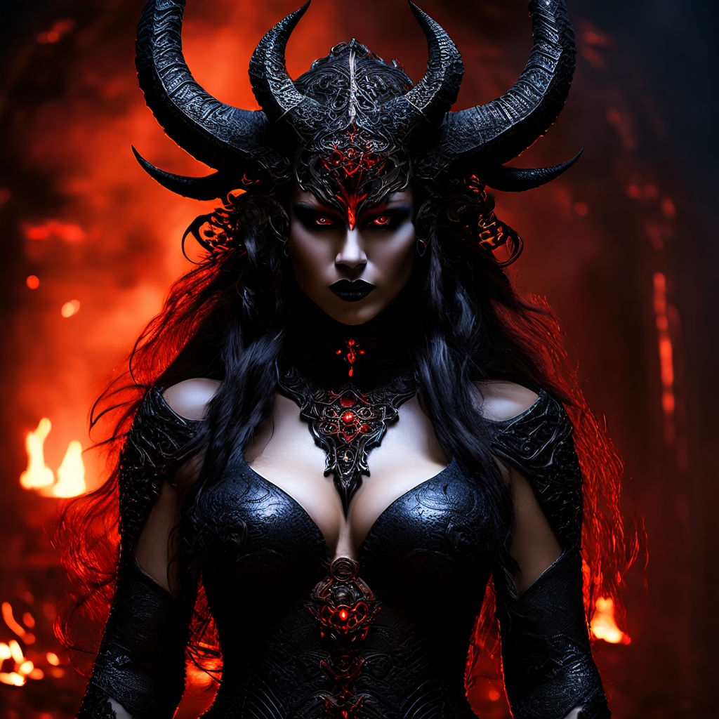 Beautiful Female demon