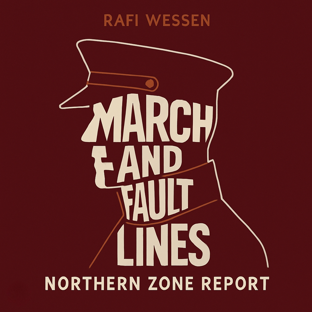 Military Minimalist Book Cover Design Featuring Bold Text Spotify Album Cover