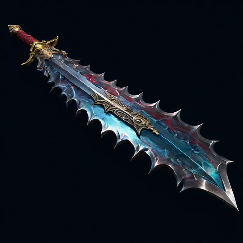 Jagged edged sword by Nikki S. - Playground