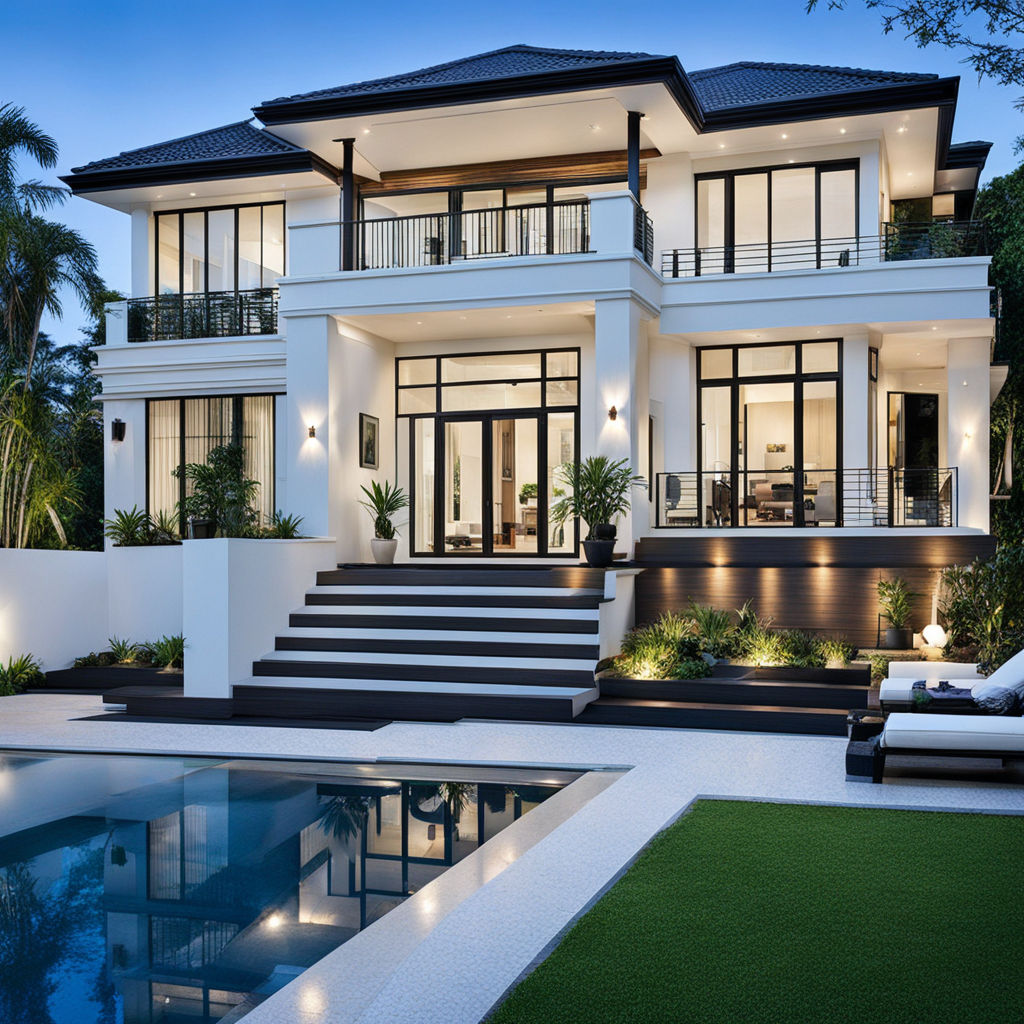 Two Story House With Modern And Classical Style By Nanita Miranda Playground Two Story House With Modern And Classical Style By Nanita Miranda Playground