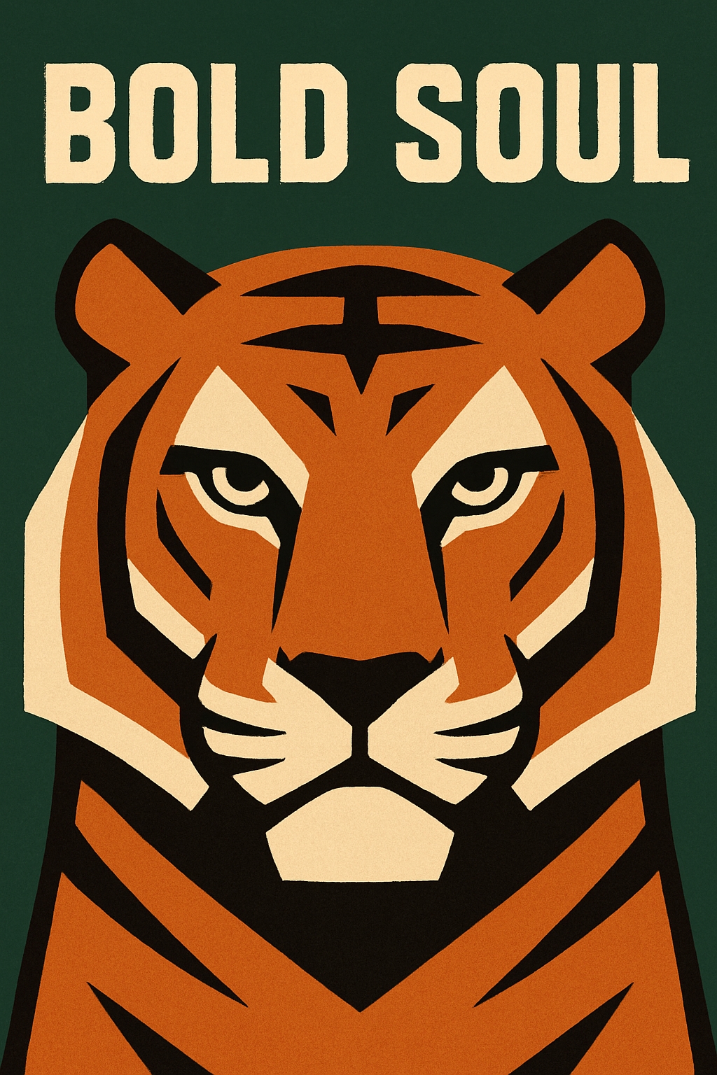 Stylized Tiger Face