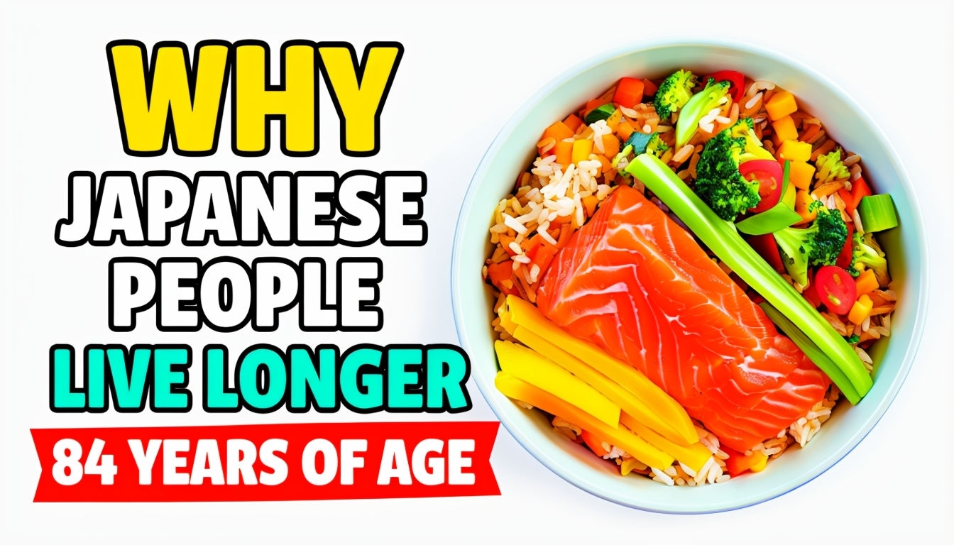 Vibrant Salmon Rice Bowl with Bold Text Thumbnail Social Media Post