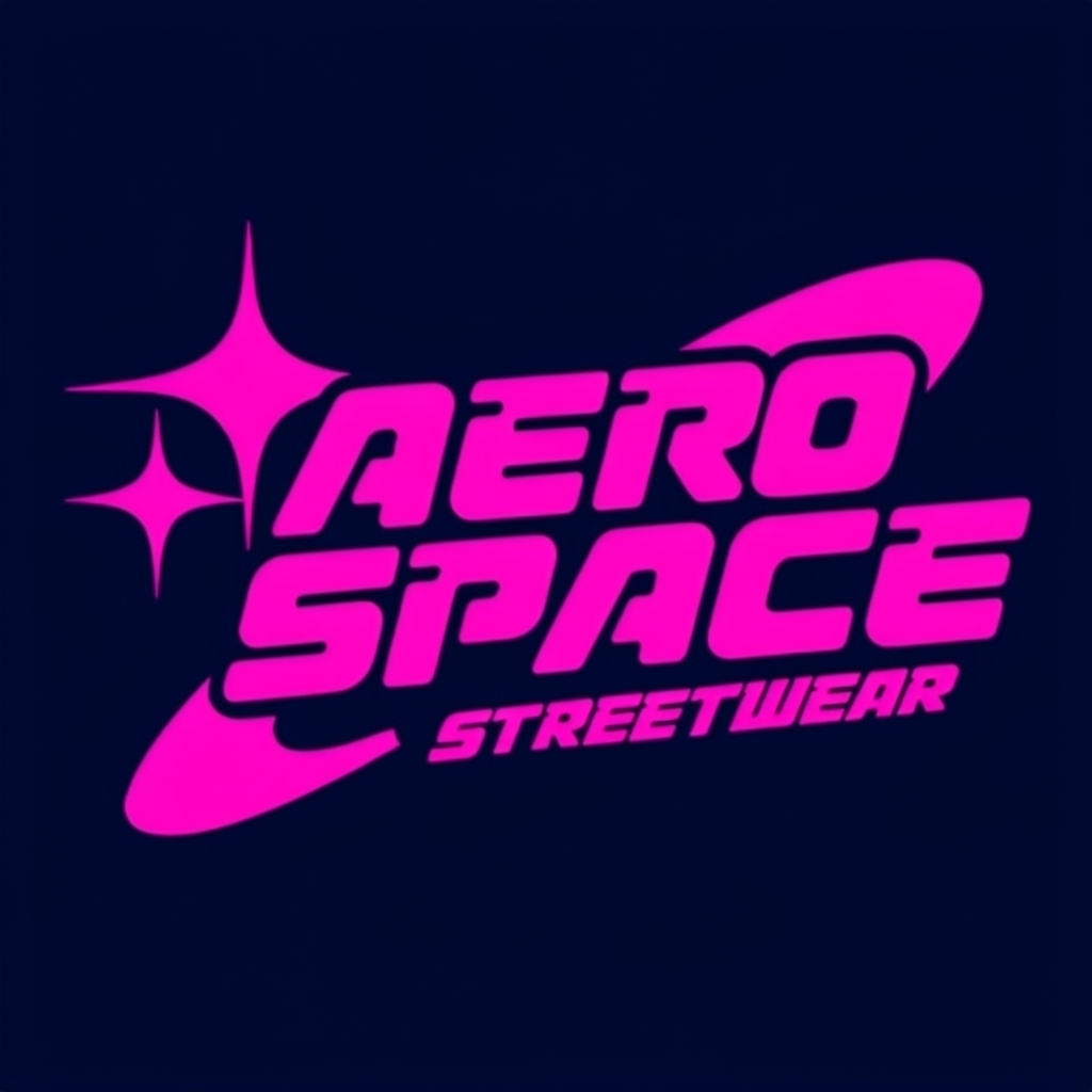 Vibrant Aero Space Retro Logo Design for Trendy Hats